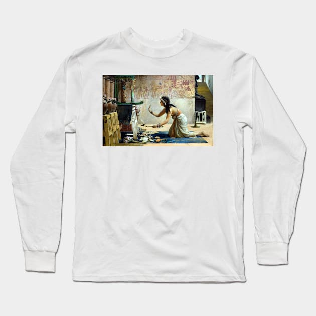 John Weguelin The Obsequies of an Egyptian Cat Long Sleeve T-Shirt by pdpress